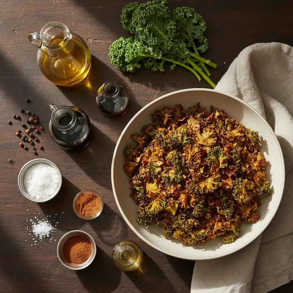 Chinese Baked Kale Chips