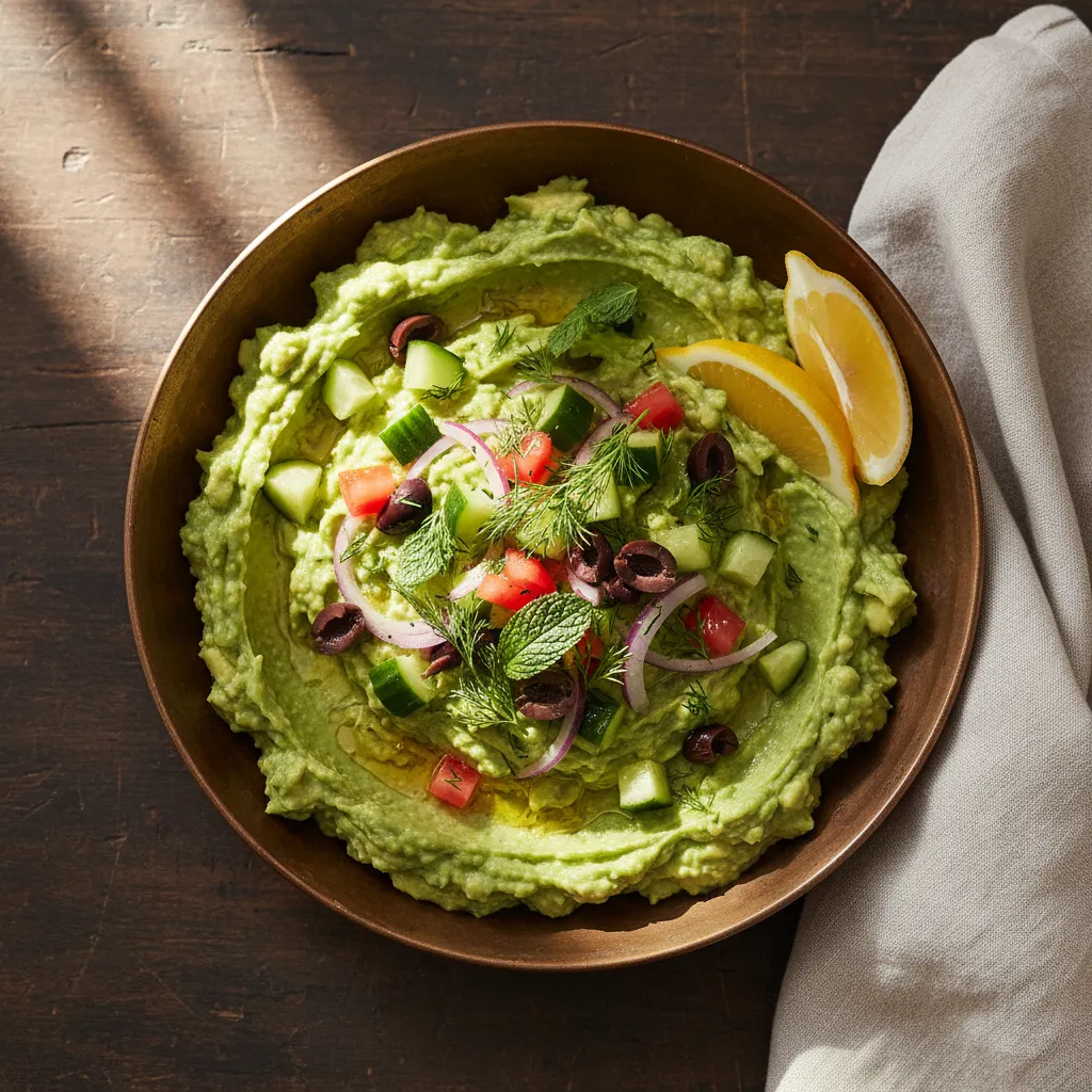 Greek Style Guacamole
