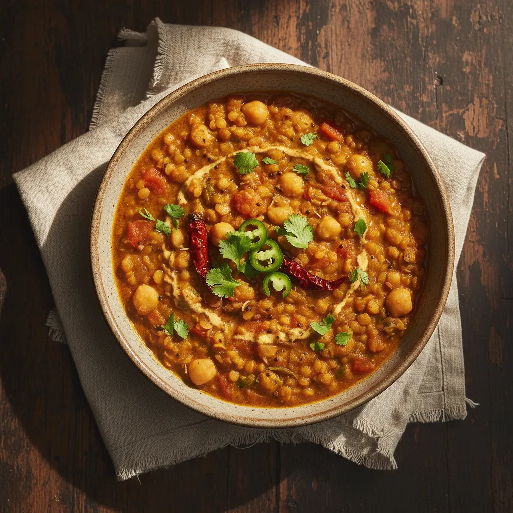 Mixed Dal Curry, a diabetes-friendly Indian lentil recipe