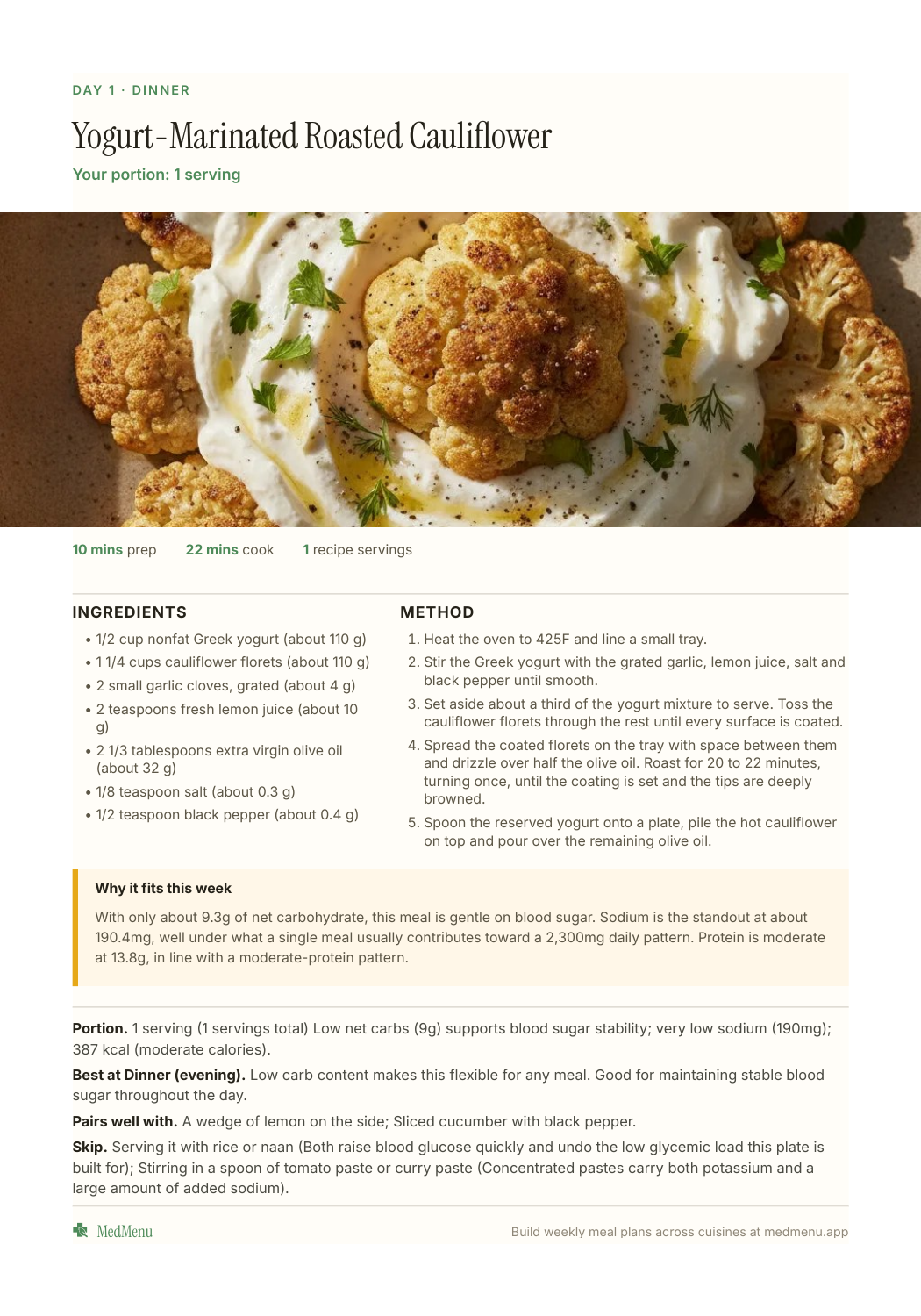 Sample meal plan page 15 of 20
