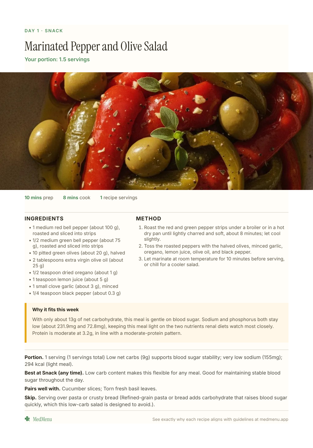 Sample meal plan page 17 of 20