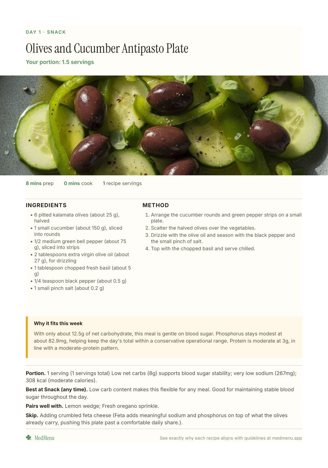 Sample meal plan page 17 of 20