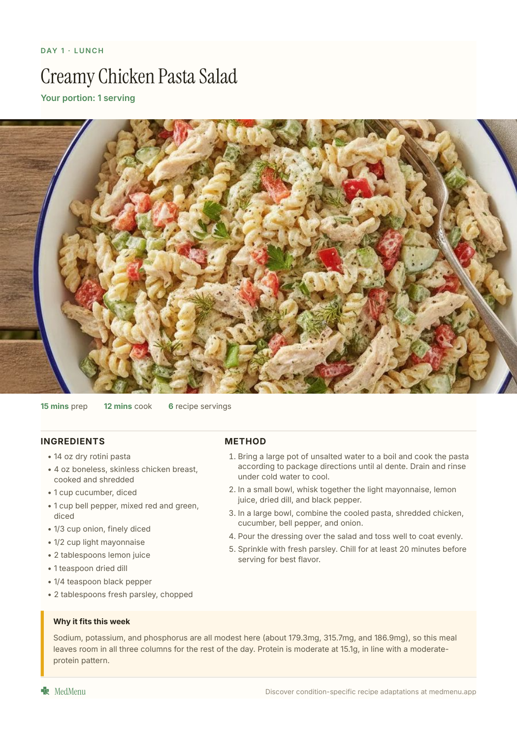 Sample meal plan page 12 of 20